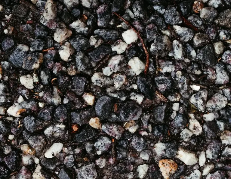 Ballast stone on a low-slope commercial roof membrane