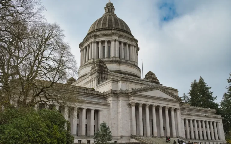 Washington State Capitol building in the South Capitol neighborhood of Olympia